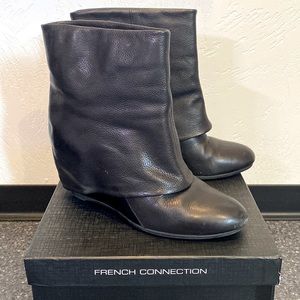 French Connection Leather Boots